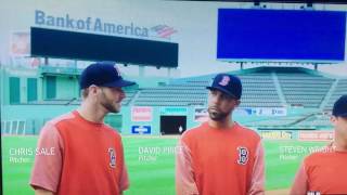 Boston Red Sox Price  Sale amp Wright Ice Cream commercial a quotwhos on firstquot take MLB Funny B of A [upl. by Nimad]