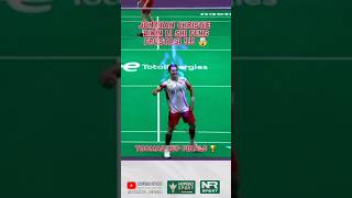 JOJO BIKIN LI SHI FENG FRUSTASI  youtubeshorts shorts shortsfeed bwf badmintonina thomascup [upl. by Sellig]