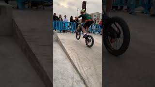 La famosa empuntada en bici bike bikers bikeshorts biketrial [upl. by Canice]