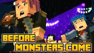 Minecraft Song Videos quotBefore Monsters Comequot Minecraft Parody Live While Were Young  One Direction [upl. by Ailero]