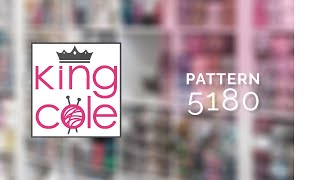 How to Knit King Cole Pattern 5180 [upl. by Tiat67]