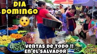 🤗así el ambiente UN DOMINGO en el mercado de UsulutánEL SALVADOR 🇸🇻 [upl. by Wesla]