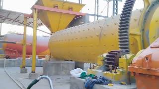 Ball mill Grinder sand baseaac Mortar plantPLCGrinding media [upl. by Bury153]