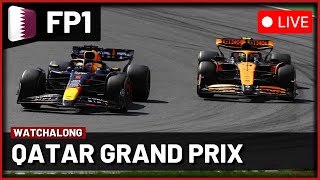 F1 Live  Qatar GP Free Practice 1 Watchalong  Live timings and Commentary [upl. by Eemia]