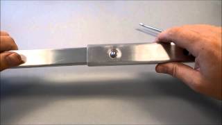 Installing Locking Button in Telescoping Tube [upl. by Inait73]