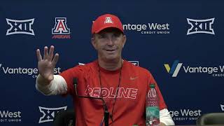 Arizona Football Press Conference  Brent Brennan [upl. by Jagir136]