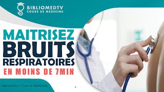 Cours de Pneumologie  Les Bruits Respiratoires [upl. by Ainnet]