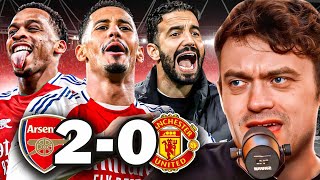 ARSENAL 20 MAN UNITED REACTION [upl. by Brodeur598]