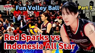 Ketika Yeum Hye Seeon dan Megawati Hangestri gabung team Indonesia all star Fun VolleyBall redspark [upl. by Karalee]