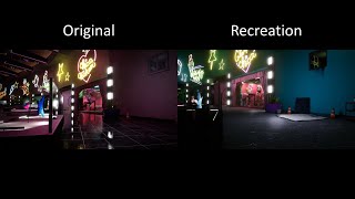 FnaF Security Breach Reveal Trailer Comparison [upl. by Nailij]