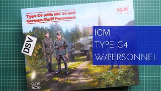 ICM 124 Type G4 with MG 34 and German Staff Personnel 24024 Review [upl. by Prochoras]