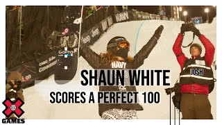 SHAUN WHITE Perfect 100 Score  World of X Games [upl. by Bosch]