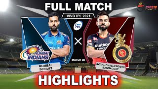 RCB VS MI HIGHLIGHTS 2021 MATCH 39 PHASE 2  Mumbai Vs Bangalore Match 39 IPL 2021 RCBvMI [upl. by Atnamas]