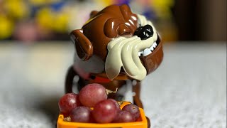 Mad Dog beware dont take his favorite Grape Fruits ASMR 🤣 scary mad dog funnytoy asmr toys [upl. by Yruj]