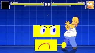 GB Mugen Kinoshita Splaat Vs Homero [upl. by Aicercul]