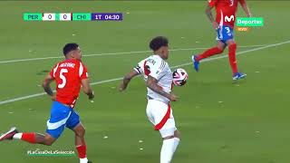 PERÚ vs CHILE GUERRERO CAE EN EL ÁREA Y PRIMERA POLÉMICA DEL PARTIDO  CLASIFICATORIAS 2026 🇵🇪⚽🇨🇱 [upl. by Maud]