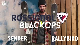 New skis for 2021  Rossignol Black Ops Sender amp Rallybird [upl. by Aidile]