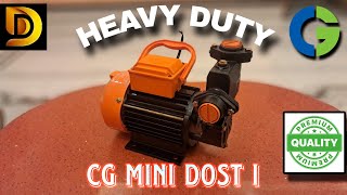 CG MINI DOST I1HP MONO BLOCK PUMP  FULL DETAILS  waterpump cgpower CG diamondsanitarymart [upl. by Eohce]