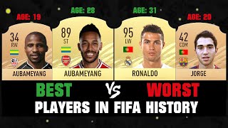 EVERY NATIONS BESTWORST PLAYERS IN FIFA HISTORY 😱🔥 ft Ronaldo Aubameyang amp Neuer etc [upl. by Hardan]