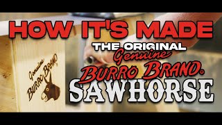 How Its Made  The Original Burro Brand Sawhorse [upl. by Refinnej]