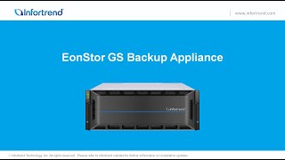 EonStor GS Backup Appliance Product Introduction [upl. by Hobard]