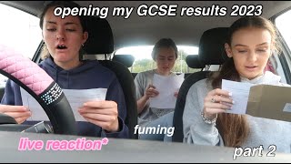 opening my GCSE RESULTSlive reaction [upl. by Manbahs]