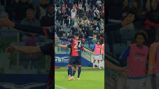 Emozioni da primo gol in 🔴🔵 cagliari seriea cagliaricalcio calcioitaliano [upl. by Yraccaz654]