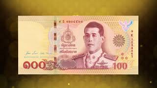 Thailand 100 amp1000Baht Notes 2020 [upl. by Kurzawa842]