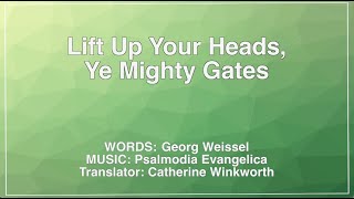 Lift Up Your Heads Ye Mighty Gates UMH 213 [upl. by Akirehs742]