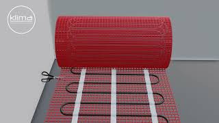 KLIMA Underfloor Heating Mat Installation Video [upl. by Anaicul]