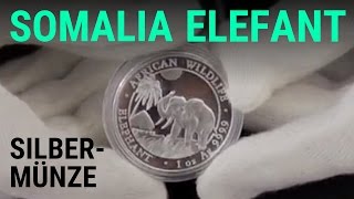 Silber kaufen  Somalia Elefant 2017  Tolle Münze als Anlage SILBER [upl. by Euqirdor]