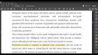 L26 Pathology Salivary Gland Tumors 2 [upl. by Ettennaej]