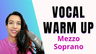 Vocal Warmup for MezzoAlto Mezzosoprano daily vocal exercises  Natalia Bliss vocal coach [upl. by Erdrich]