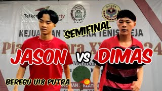 JASON SPSO vs DIMAS Setya 🏓🏓 Semifinal Beregu U18 Putra Piala Binora XXV [upl. by Atirahs]