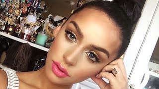 NEW Foundation Routine TOP KNOT Hair Tutorial [upl. by Wehrle]