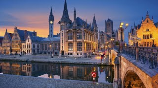 Ghent Belgiums coolest city 4K ultra HD  quotManhattan of the Middle Agesquot [upl. by Absa]