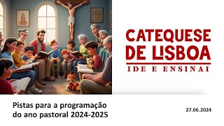 Pistas para o ano pastoral 2024 2025 [upl. by Benil]