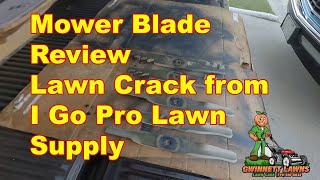 Mower Blade Review from I Go Pro Lawn Supply [upl. by Ityak]