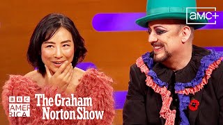 Greta Lee amp Boy Georges NotSoSecret Cover Bands 🎤 The Graham Norton Show [upl. by Anglim]