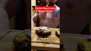 Flacher Bauch durch Burger Patties 😎👌 burger airfryer transformation [upl. by Ahsyekal]