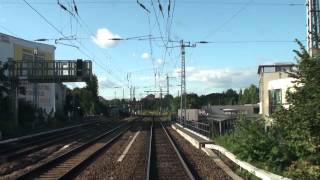 Führerstandsfahrt Berlin Rummelsburg  Berliner Innenring  Berlin Gesundbrunnen 82012 [upl. by Ydnak976]