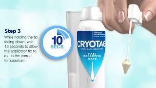 How to remove skin tags at home with Cryotag Skin Tag Remover [upl. by Ellirpa]