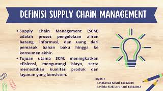 Apa Itu Supply Chain Management [upl. by Karna]