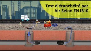 PlugCo  Test détanchéité par Air Selon EN1610 [upl. by Neiluj]