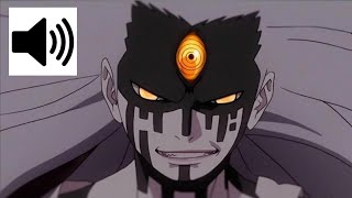 Gold rinnegan sound effect 🔊  Momoshiki awakens gold rinnegan [upl. by Creamer50]