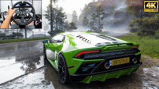 1100HP Lamborghini Huracán EVO  Forza Horizon 5  Logitech g29 gameplay [upl. by Zennas]