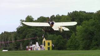 1910 Hanriot Flight at Old Rhinebeck Aerodrome Sep 1 2019 [upl. by Hutt]