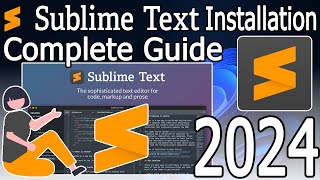 How to install Sublime Text 4 on Windows 1011  2024 Update  Demo Program [upl. by Prissie]