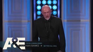 Jonathan Banks Wins Best Supporting Actor in a Drama Series  2015 Critics Choice TV Awards  AampE [upl. by Verena]