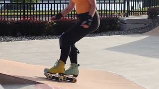 Beginner Friendly Roller Skating Skills for the Skate Park  Part 2 [upl. by Alderman]